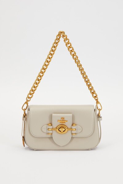 Levidor Τσάντα ώμου με γκρι κλειδαριά