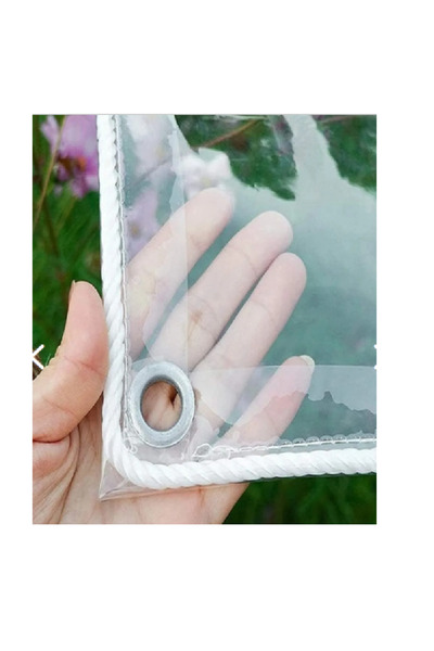 YILPAX 2,00 METRE X 2 METRE 0.80mm ŞEFFAF BALKON BRANDASI 1. KALİTE MALZEME İŞÇİLİK