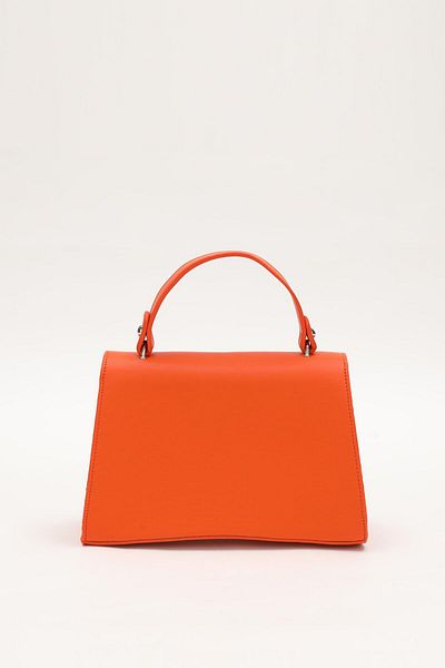 Levidor Orange Asymmetrical Handbag