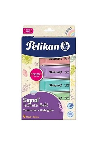 Pelikan 6 Pieces Pastel Highlighter Marking Pen