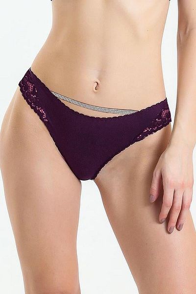 Magic Form 475 Chiloți de damă din dantelă colorată prune