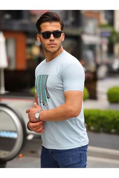 comstar Tricou imprimat cu decolteu