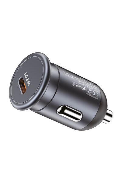 Boğazören iPhone için Type-C Çakmaklık hızlı Araç Şarj Aleti(Wireless Özellik + Alüminyum alaşım + Hızlı Şarj)