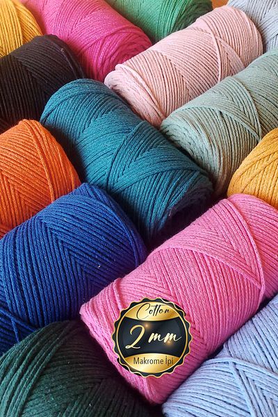Bevella Macrame Cord Σχοινί μακραμέ 2mm - Τσάντα Supla Runner 250gr