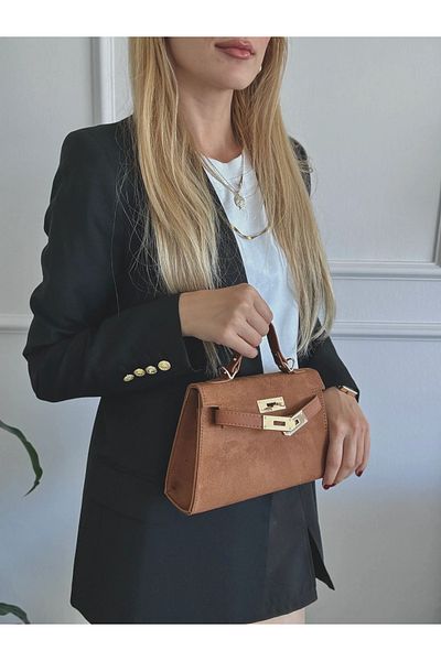 mèche atelier since 2024 Geantă de mână și de umăr pentru femei Taba Paris Suede