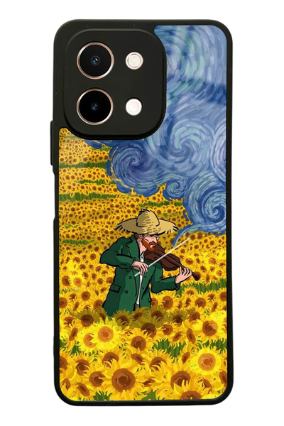 Spoyi Vivo Y28 Violinist Design Glossy Phone Case