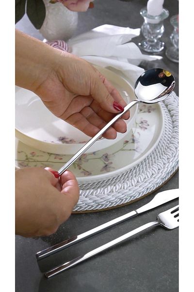 onon Sofrada Moda 18/10 Patara Food Spoon - Set of 6