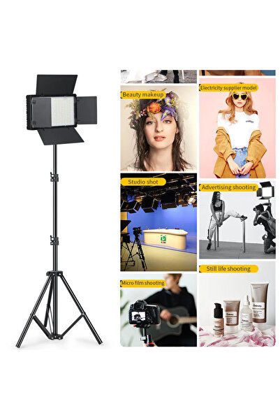 Dymax Profesyonel 800ledli Stüdyo Led Işık Video Çekim Işığı Ürün Çekim Işığı...