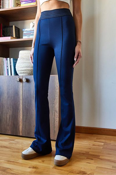 Bianco Lucci Flare-Leggings-Hose für Damen 2397 60751002