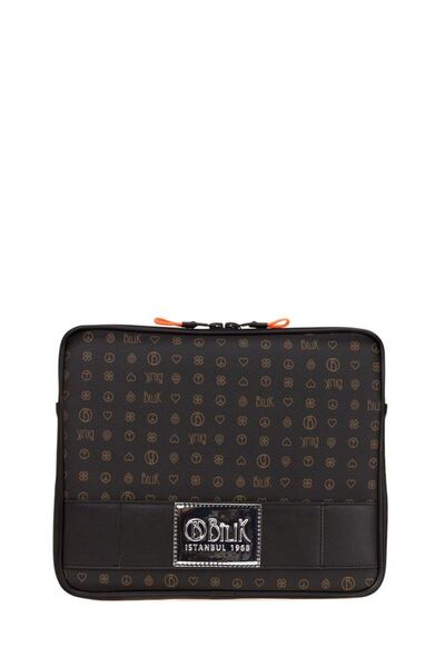 Bilik Deri Monogram Μαύρο Unisex Laptop & Χαρτοφύλακας TABLET-MN 12"