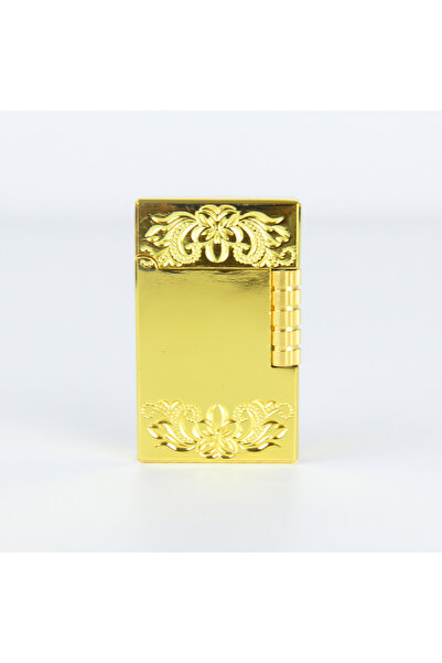 MerciTech Full Metal Alaşımlı Yandan Çakmaklı Özel Desenli Gazlı Çakmak