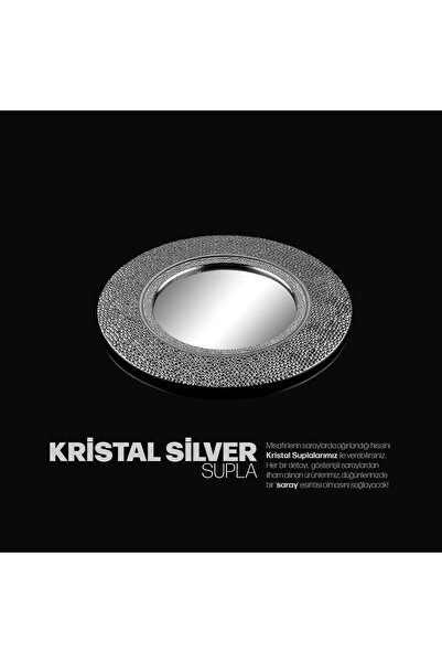 PONCİKPAZAR 6`LI KRİSTAL SİLVER MODEL SUPLA
