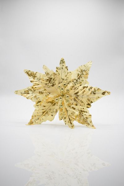 Waldern Floare artificială ornament de Anul Nou Premium 25*25 cm