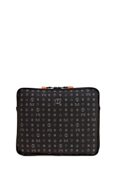 Bilik Deri Monogram Μαύρο Unisex Laptop & Χαρτοφύλακας Tablet-mg 12"
