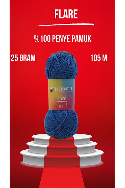 Filyarn Flare Knitting Yarn - Baby, Amigurumi και καλοκαιρινό νήμα ζακέτα, φθινοπωρινό νήμα