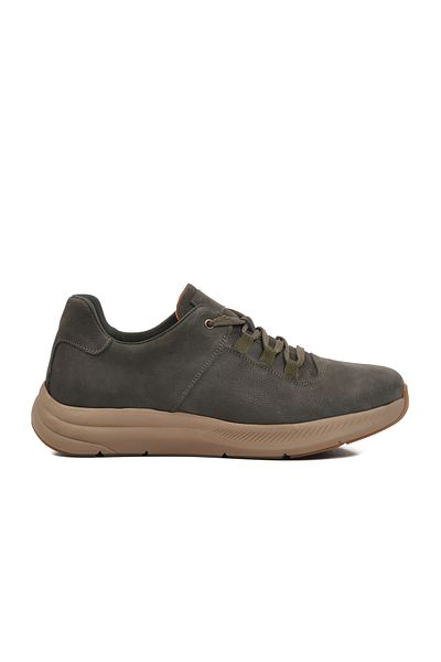 AYAKMOD 254103 Ανδρικά παπούτσια casual από γνήσιο δέρμα Anthracite Nubuck