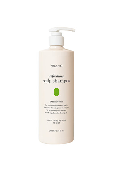 SimplyO Saç Derisi Şampuanı - Canlandırıcı, Refreshing Green Breeze Shampoo K...