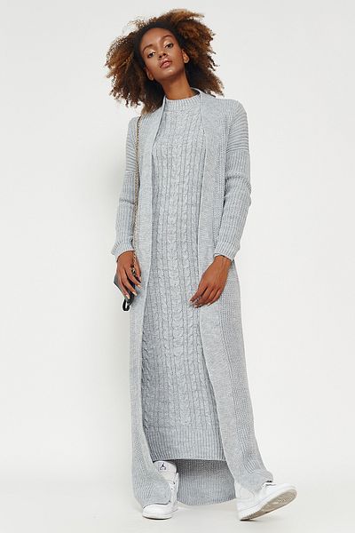 Hopoi Hop9092 Model Women's Maxi Cardigan