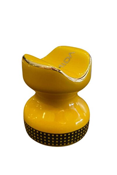 Parmida Sarı Puro Tutucu Sehpa