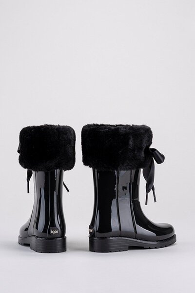 IGOR W10239 Campera Charol Soft Bot Siyah