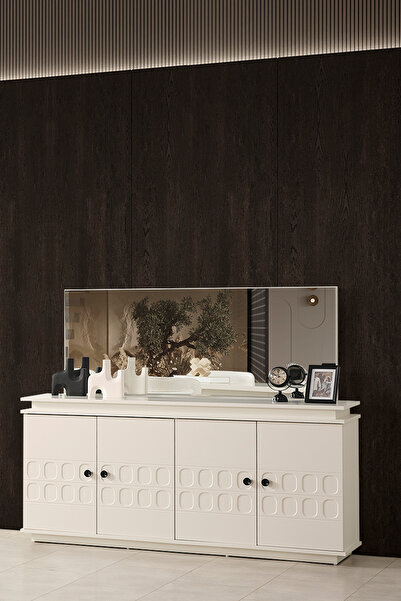 Eymense Petek Modern Yemek Odası Konsol Ayna