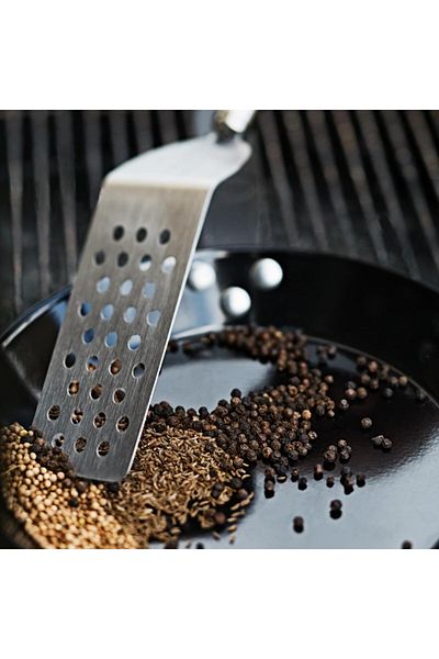 rösle 12547 Stainless Steel Perforated Spatula - Length 32 cm