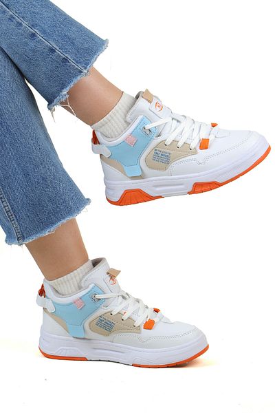 M.P. M.P. Waved High Top Skin Unisex Sports Shoes