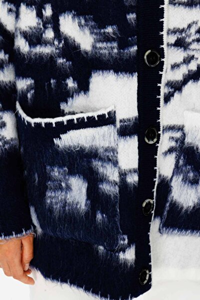 Hooopstore Ζακέτα με σχέδιο Navy Blue