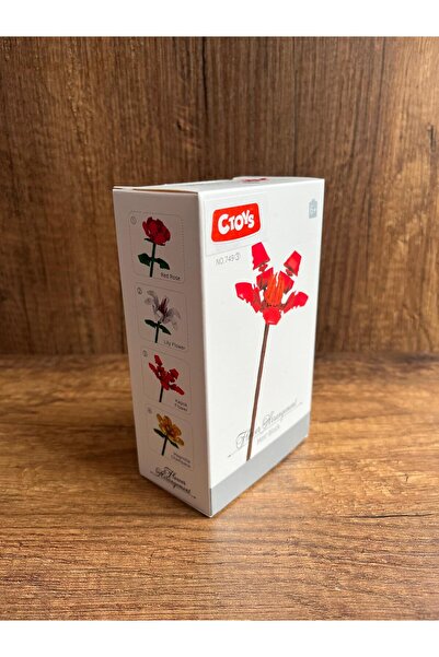 scntoys Çiçek Yapı Oyuncakları Kapok Çiçeği Yapma seti Çiçek Yapboz Hediyelik Set