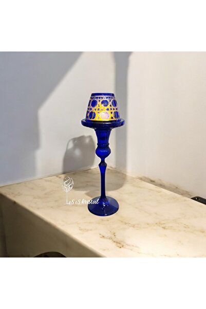 es es kristal Cam Kesme Şamdan Ve Buhurdanlık / Tasarım Patent Belgeli