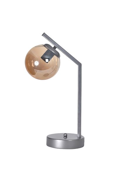 Modavize Luxury Modern Design Design Wired Gray Color Metal Honey Glass Lampshade Night Light Table Lamp