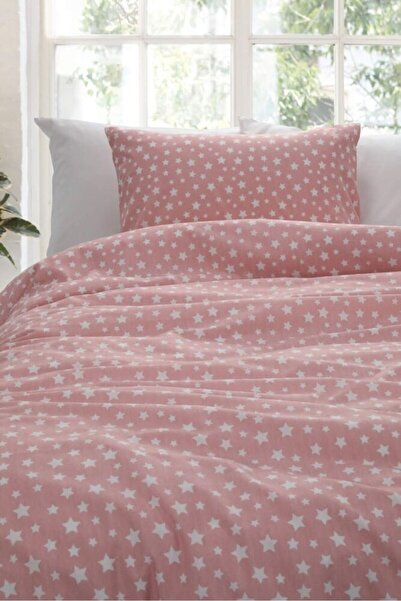 Garden Home Set de husă de pilota cu model de stea țesute Ranforce unică pulb...