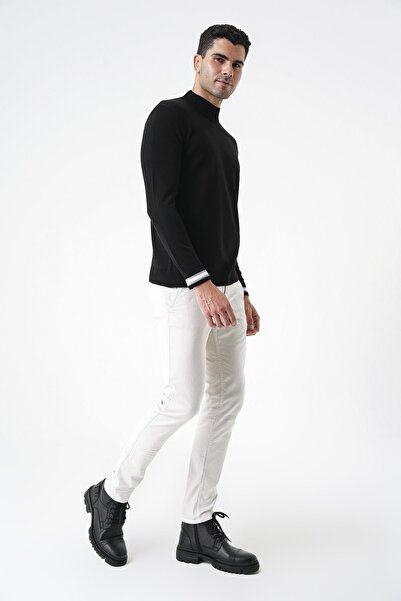 CHUBA Ανδρική Μαύρη ΜισήΠουκαμίσα Τρίκο Μπλούζα 20w153