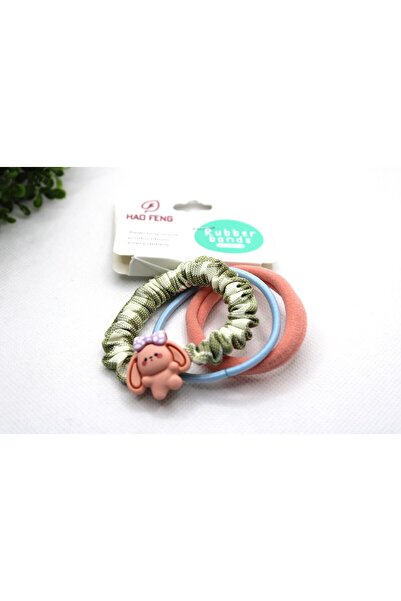 Tezcan Aksesuar Pachet de 3 catarame din cauciuc cu figuri drăguțe