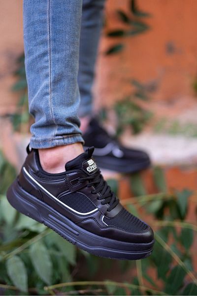 OBAY LİFE Pantofi sport confortabili de zi cu zi cu talpă groasă pentru bărbați NBR0990