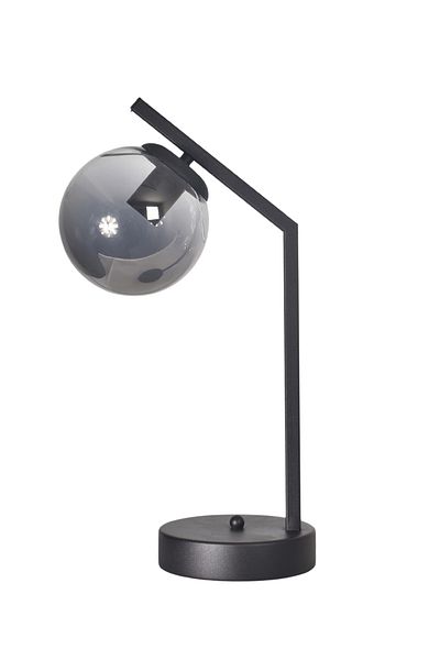 Modavize Luxury Modern Black Lampshade - Wired and Glass Metal Smoke Night Lamp and Table Lamp