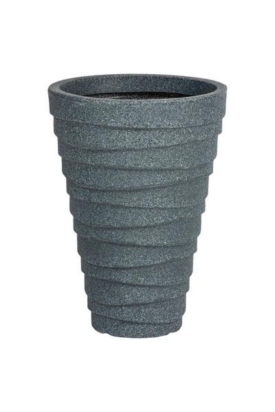 Strata وعاء زراعة خارجي صغير من تروجان 46 × 33 سم