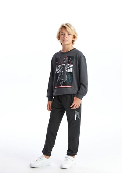 LC Waikiki Lcw Waist Elasticated Boys Jogger Sweatpants Fast Fashion