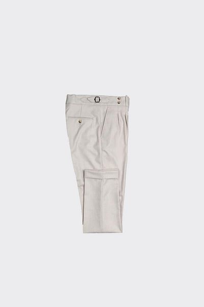 Kadir Büyükkaya Double Pleat Men's Trousers-Kax2220W