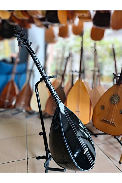 Bircanmüzik Siyah Inci Kısa Sap Bağlama (KILIF, YEDEK TEL, MIZRAP HEDİYE)