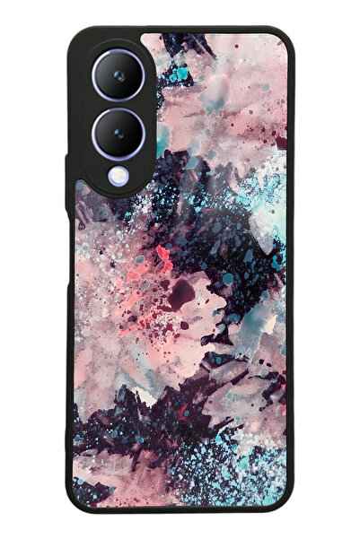 Spoyi Vivo Y17s Renk Patlaması Tasarımlı Glossy Telefon Kılıfı