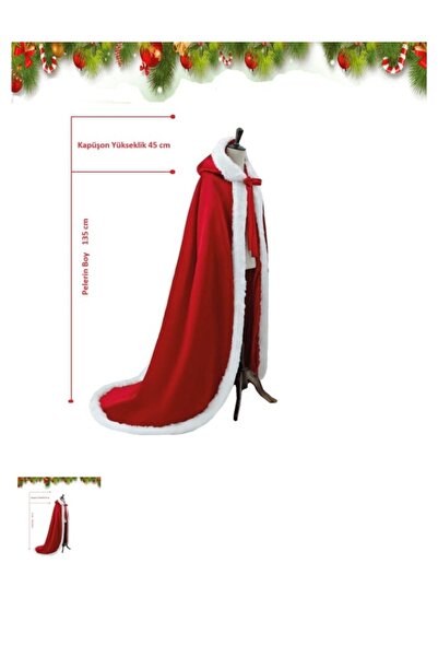 Melistansu Yılbaşı Pelerini Kadife Lüx