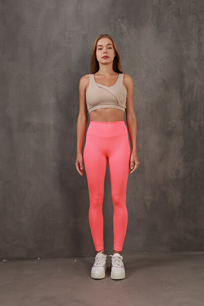 Miss Prova Visok struk Rebrasto Oblikuje figuru Tajice - MISSTA2247