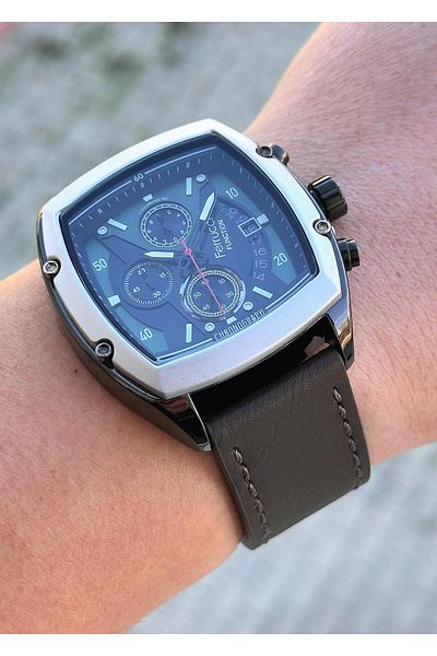 Ferrucci Leather Cord Men's Wristwatch