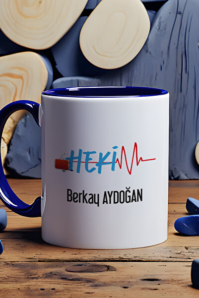 Hedizu Kişiye Özel Hekim Doktor Kupa Bardak Lacivert 14 Mart Tıp Bayramı Hedi...