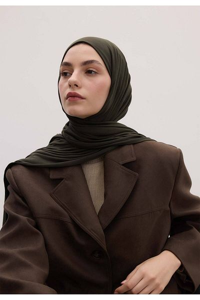 Fresh Anthracite Bamboo Combed Shawl
