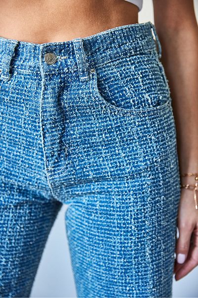 Bianco Lucci Pantaloni de damă cu design Jean - 488 60251963