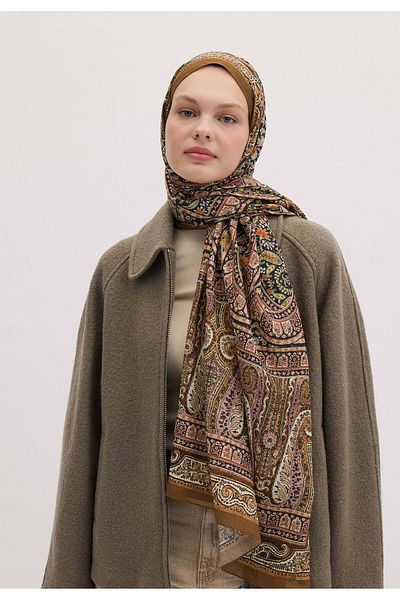 Fresh Cameleon Nordic Paisley Patterned Shal