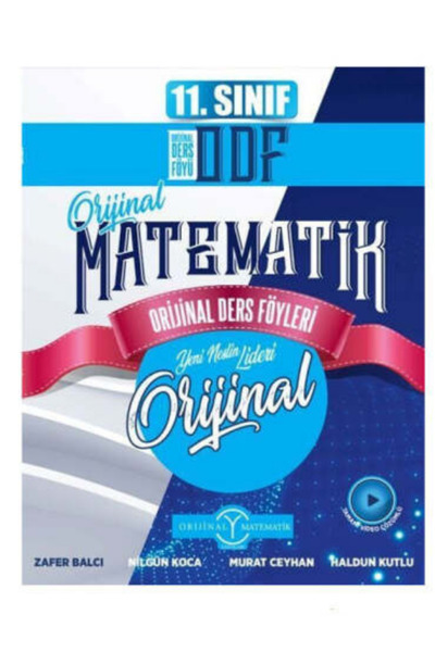 Orijinal Yayınları Orijinal 11. Sınıf Matematik ODF KDT Ders Föyleri Seti