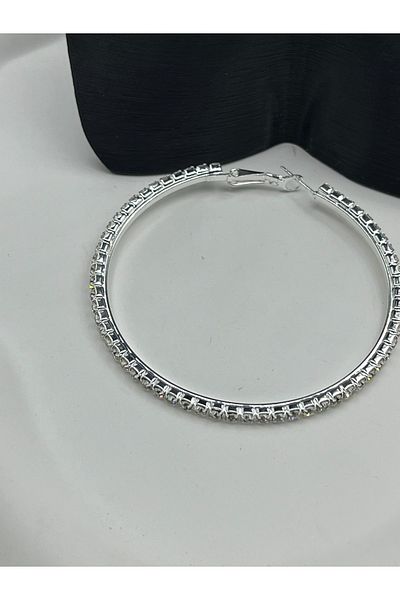 Store أقراط دائرية من الفولاذ
